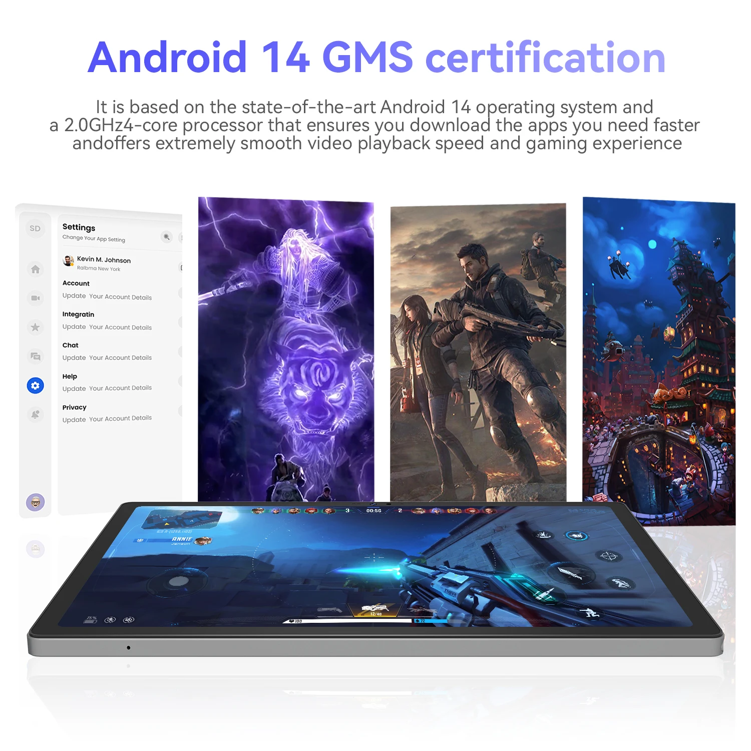 Популярный 10-дюймовый планшетный ПК Android OS с HD-экраном 4 Гб 64 Wi-Fi 4G для бизнеса потребителей