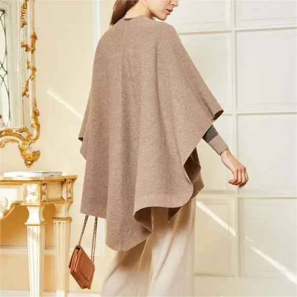 2024 Manufacturer Custom Cotton Wool Cashmere Knitted Shawls Women Ladies Plain Shawls And Scarves