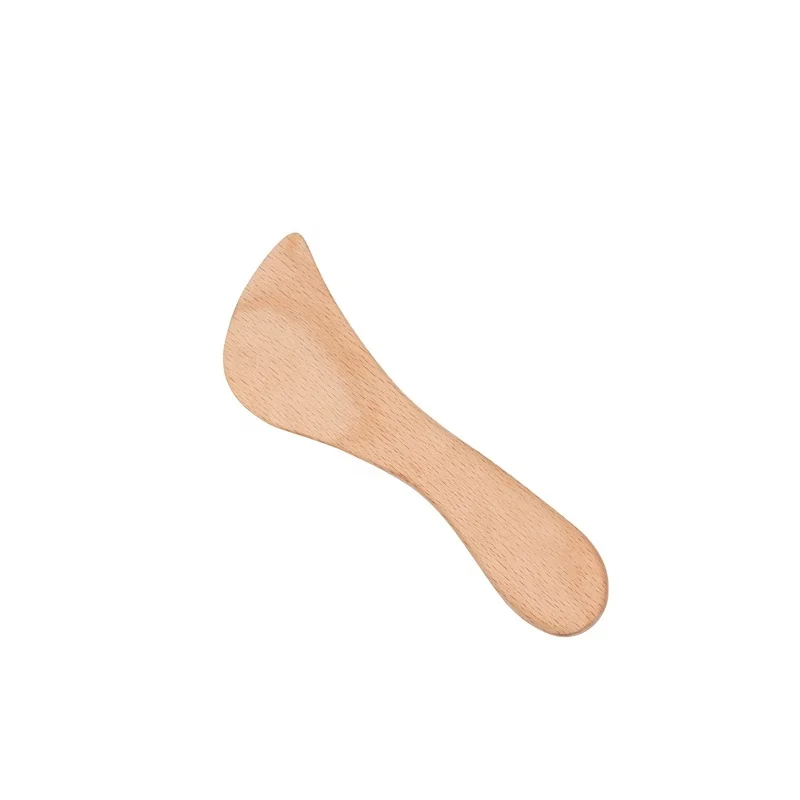 Wholesale Mini Wooden DIY Skincare Mask Spoon Cosmetic Face  Mask Brush Wooden Bamboo Handle And Spatula