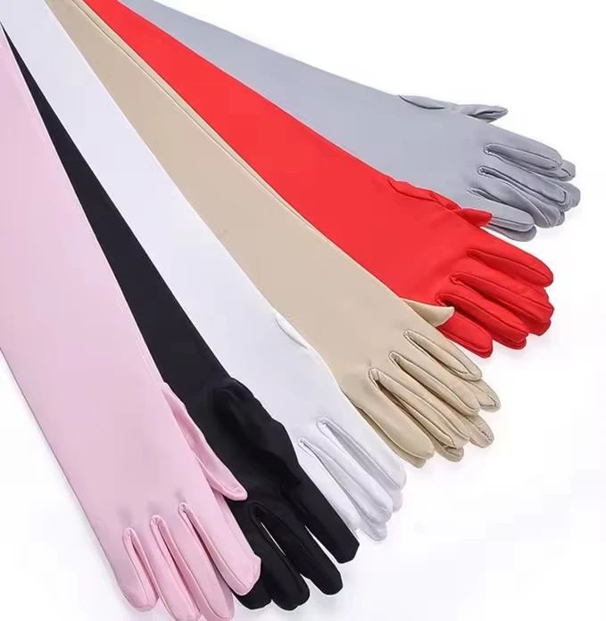 Women Long Ladies Gloves Elbow Summer Sun Protection Long Driving Gloves Opera Evening Party Prom Female Gloves