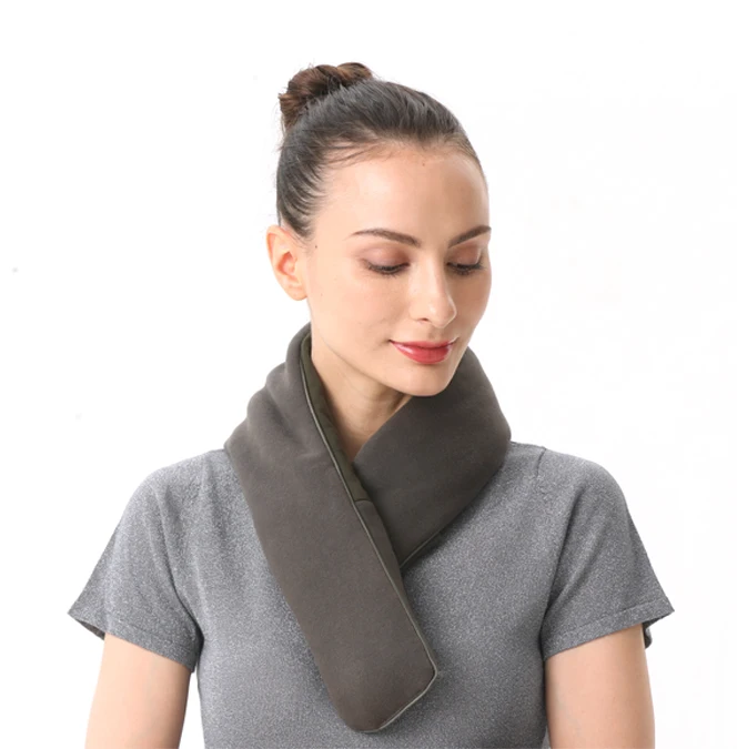 Microwavable Weighted Heating Pad Neck and Shoulder Warming Wrap for Pain Relief