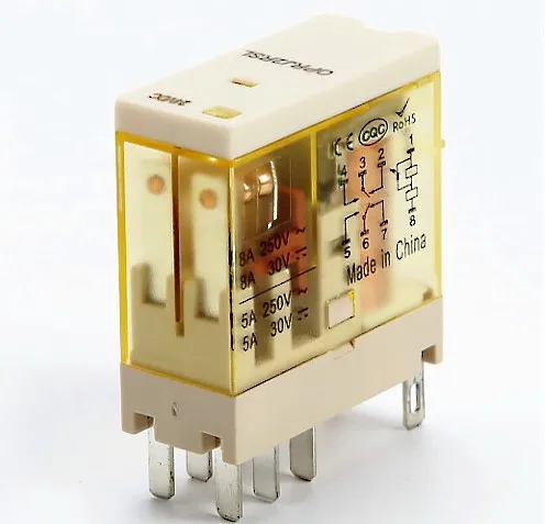 LYAN product,High load, 8A 120V 50hz, 8 pins, Electromagnetic power Relay, ORJ-2S-L