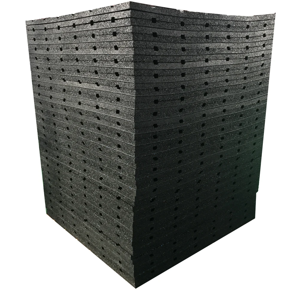 Wholesale 25mm 30mm 40mm 50mm Soft Gym Rubber Flooring Mat for Outdoor Playground