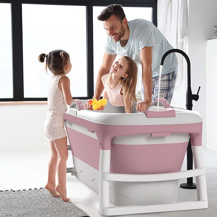 Ванна 128 см, Складная Ванна для взрослых и детей, ванна для взрослых, ванна для дома, спа, Паровая Ванна двойного назначения для детей