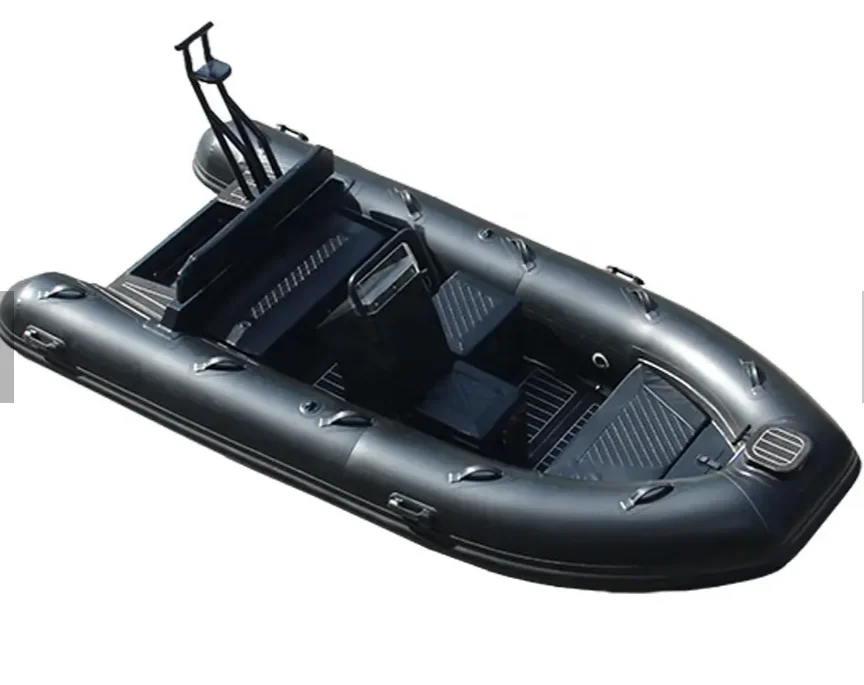 Tender Boat Combo Set with Outboard Engine PVC Inflatable Yacht for Fishing Sport Lake Drifting CE Certified Sport Boat