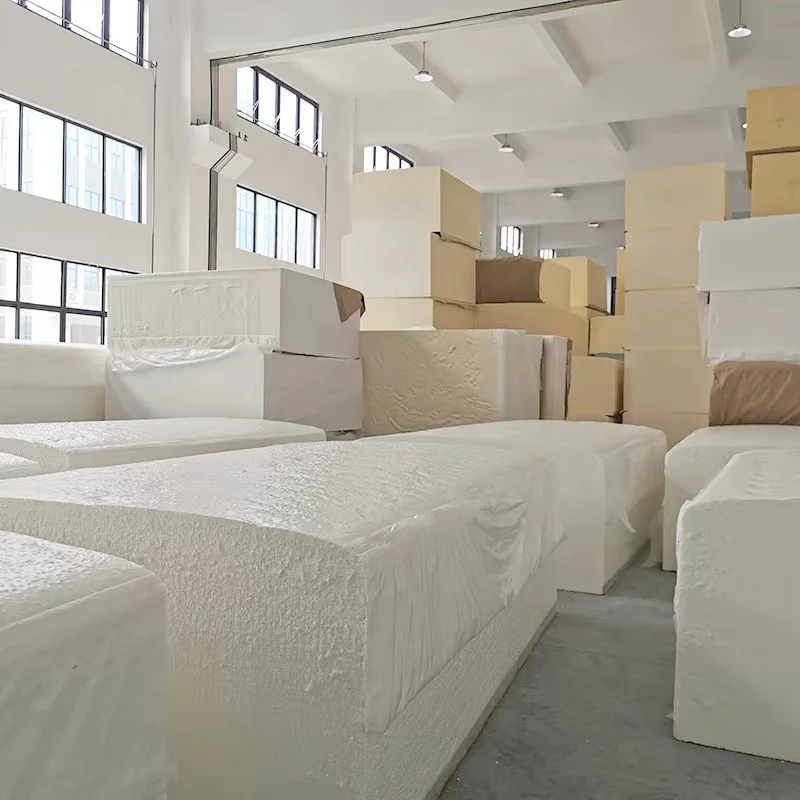 High density sponge block custom aseismic and compression high rebound foam cushion Polyurethane PU sponge mattress cushion