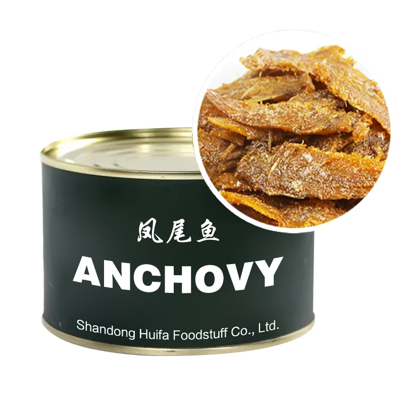 Wholesale canned fish high quality canned seafood Anchovy best price tin fish canned