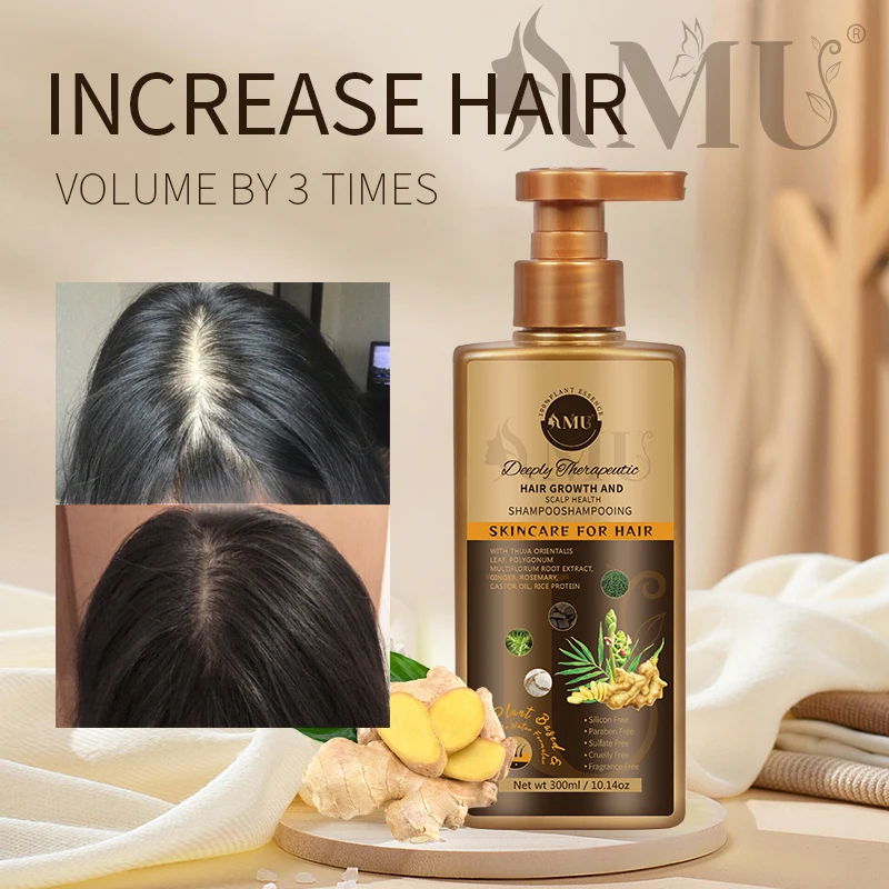 Best selling shampoo for anti hair loss fall with thinning thickening hair growth shampoo for all types hair 300ml