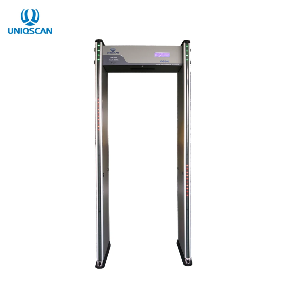 UNIQSCAN Walk Through Body Scanner Metal Detector Door Security Equipment  with 12 18 Zones UB600