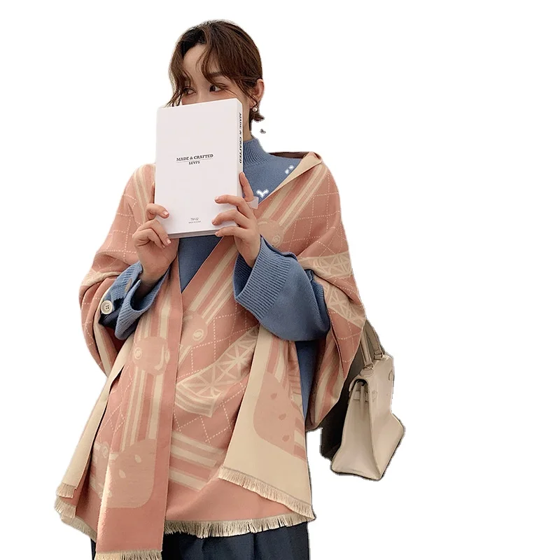 Customized High Quality Scarf Autumn Fashion Retro Shawl Wholesale Women Warm Long Luxury Scarf