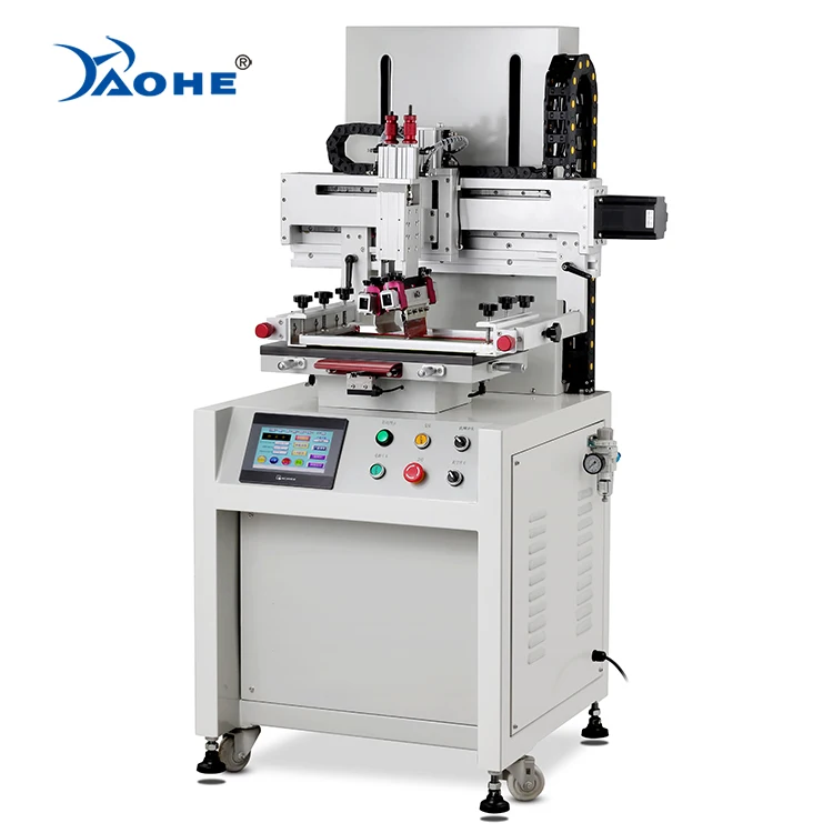 Ultra-precision Servo Motor Flat Bed Silk Screen Printing Machine Automatic Screen Printer Machine for Keyboard/Phone Lens