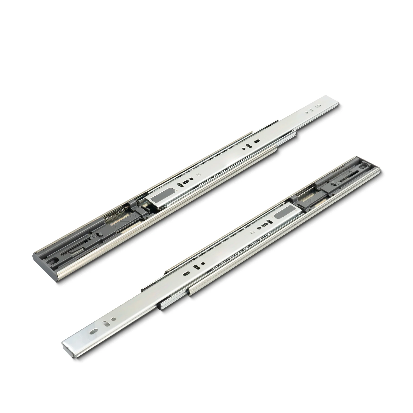 Drawer Slides Mount File Cabinet Rails Dresser Slide  Metal Aluminum Kitchens Accessories ball bearing slides