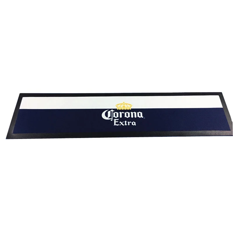 AY Crazy Selling Full Colour Printing Nitrile Rubber Bar Runner Waterproof Bar Counter Mat Custom Rubber Bar Mat