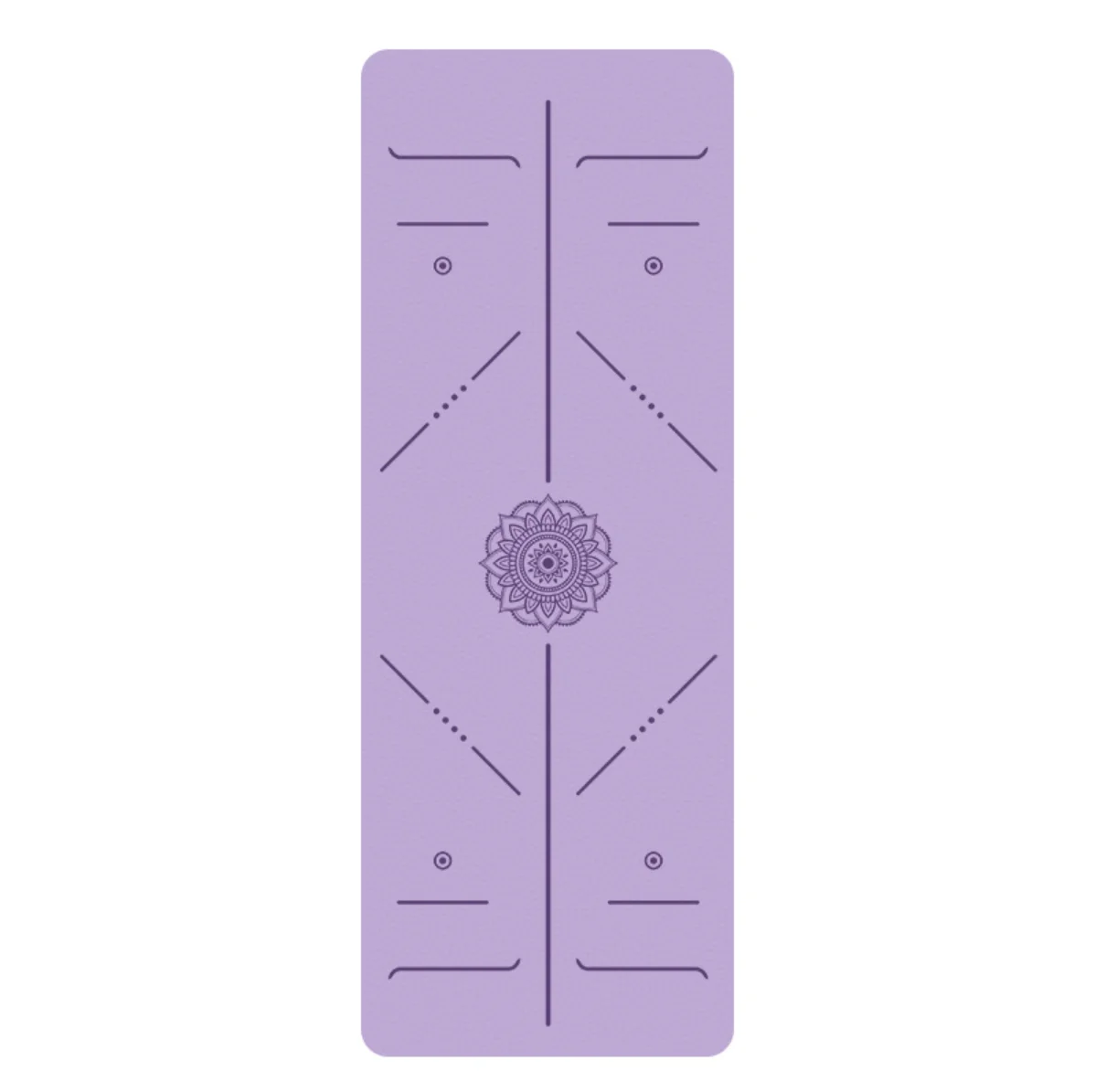 1.5mm Ultra-Thin High-Density PU Natural Rubber Yoga Mat, Portable and Foldable, Professional Non-Slip