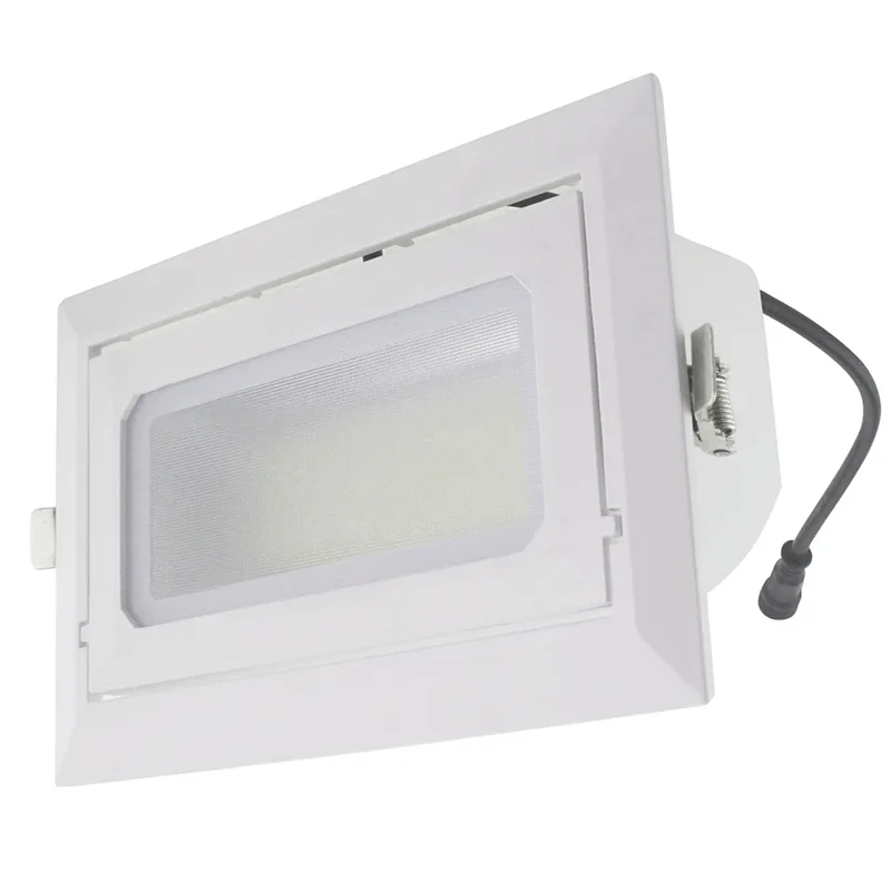 hotel,shop,commerical grille recessed led downlight rectangular projector adjustable shop lighter