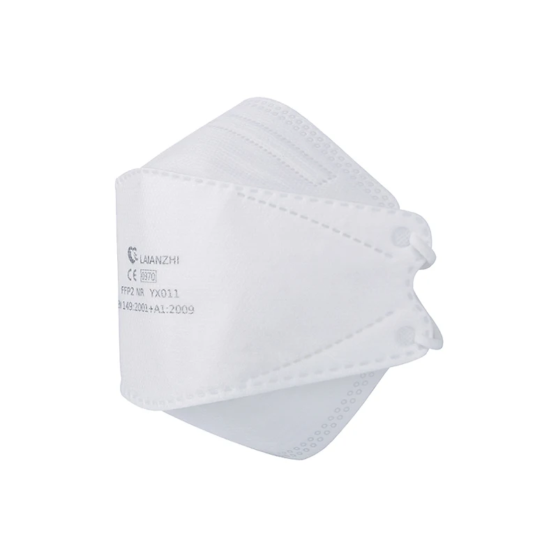  White List High Quality Low Price Fish Shaped FFP2 YX011 4 Layers Particulate Respirators with CE