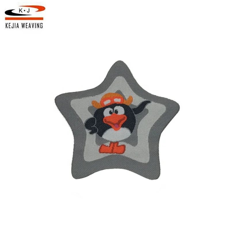 China Patches Manufacturer Custom Complicated Design Embroidered Woven Patch