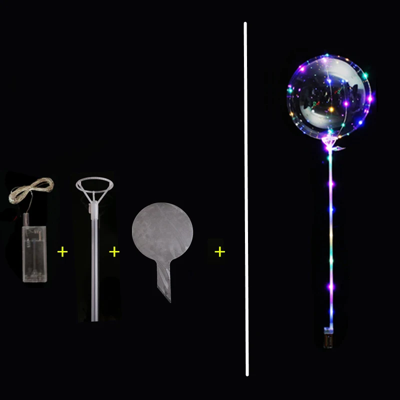 LED Lighting Party transparent latex balloon