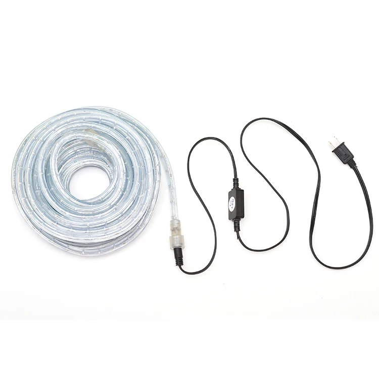 2019 Заводская распродажа широко используется дешевый белый цвет плоский 4 провода СВЕТОДИОДНЫЕ веревки свет наружного освещения