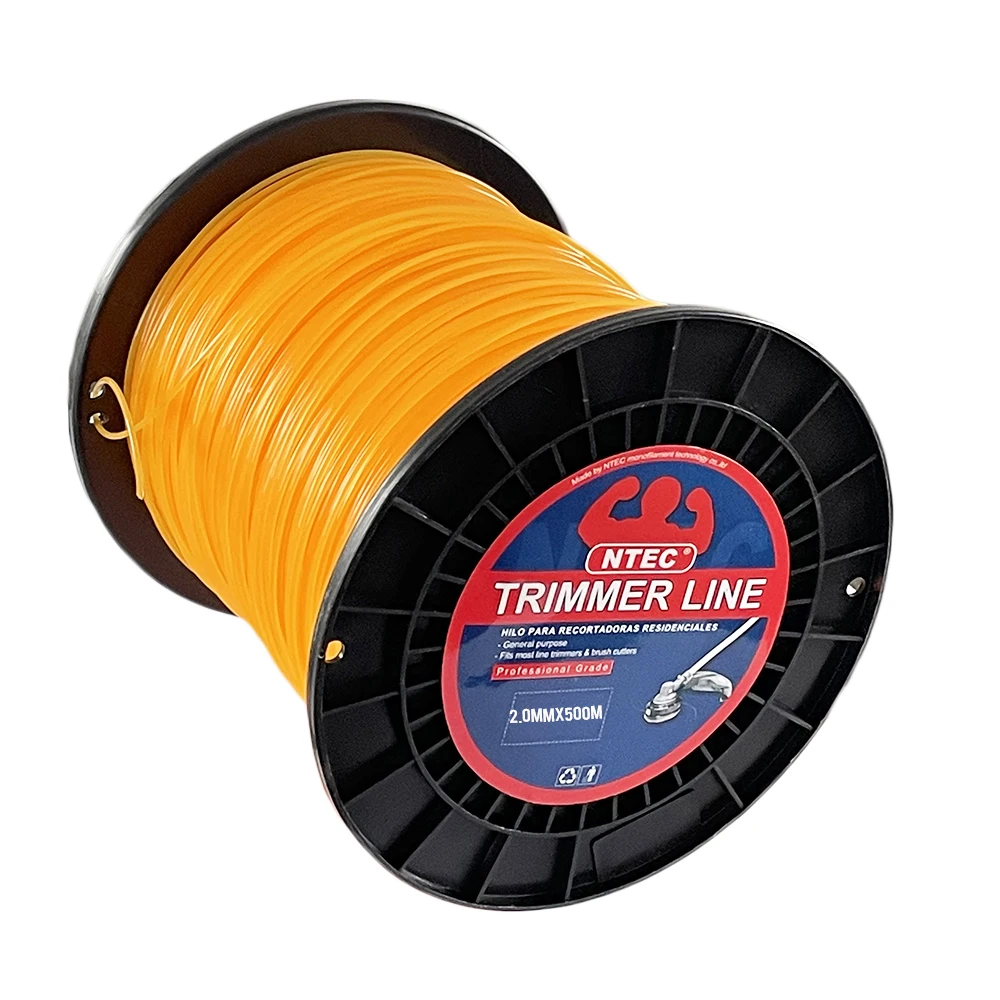 1LB 3LB 5LB Nylon Trimmer Line 1.8mm 2.0mm Brush Cutter Nylon Line 500m