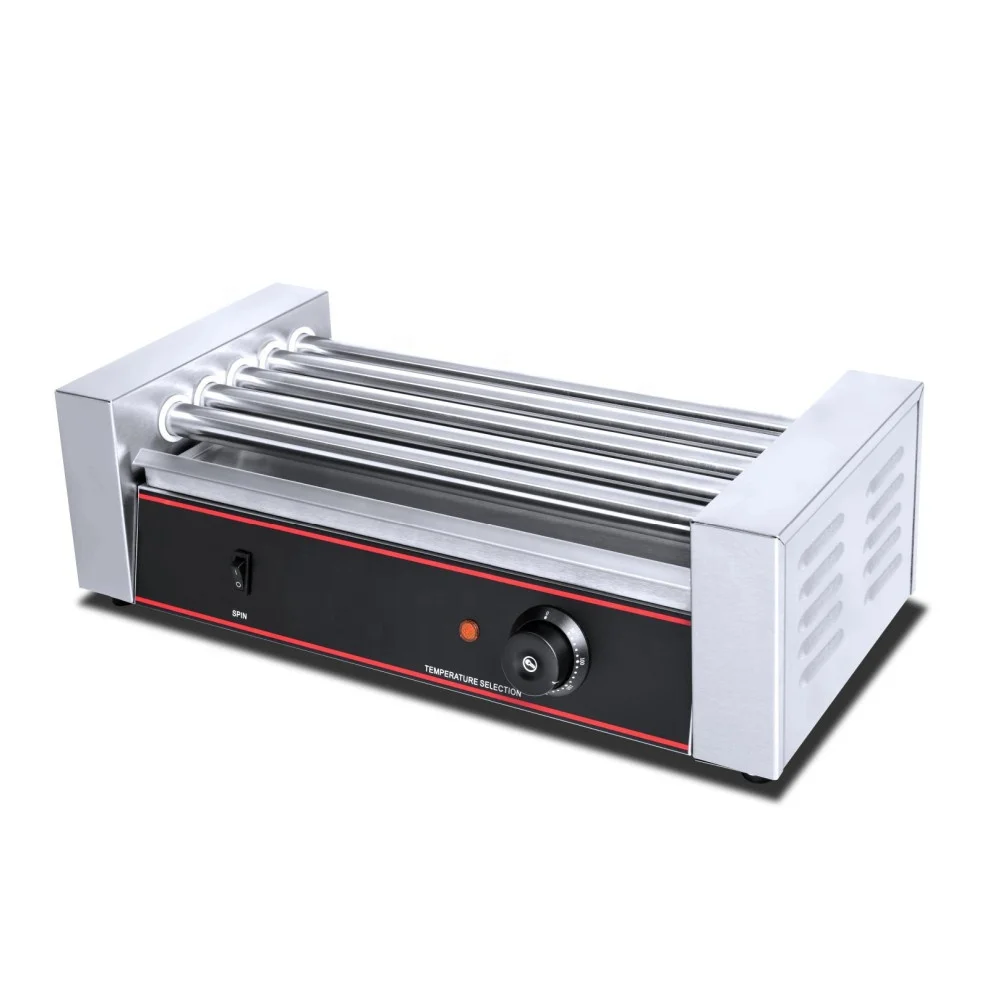 5 stick hot dog machine hot dog roller grill hot dog sausage maker machine