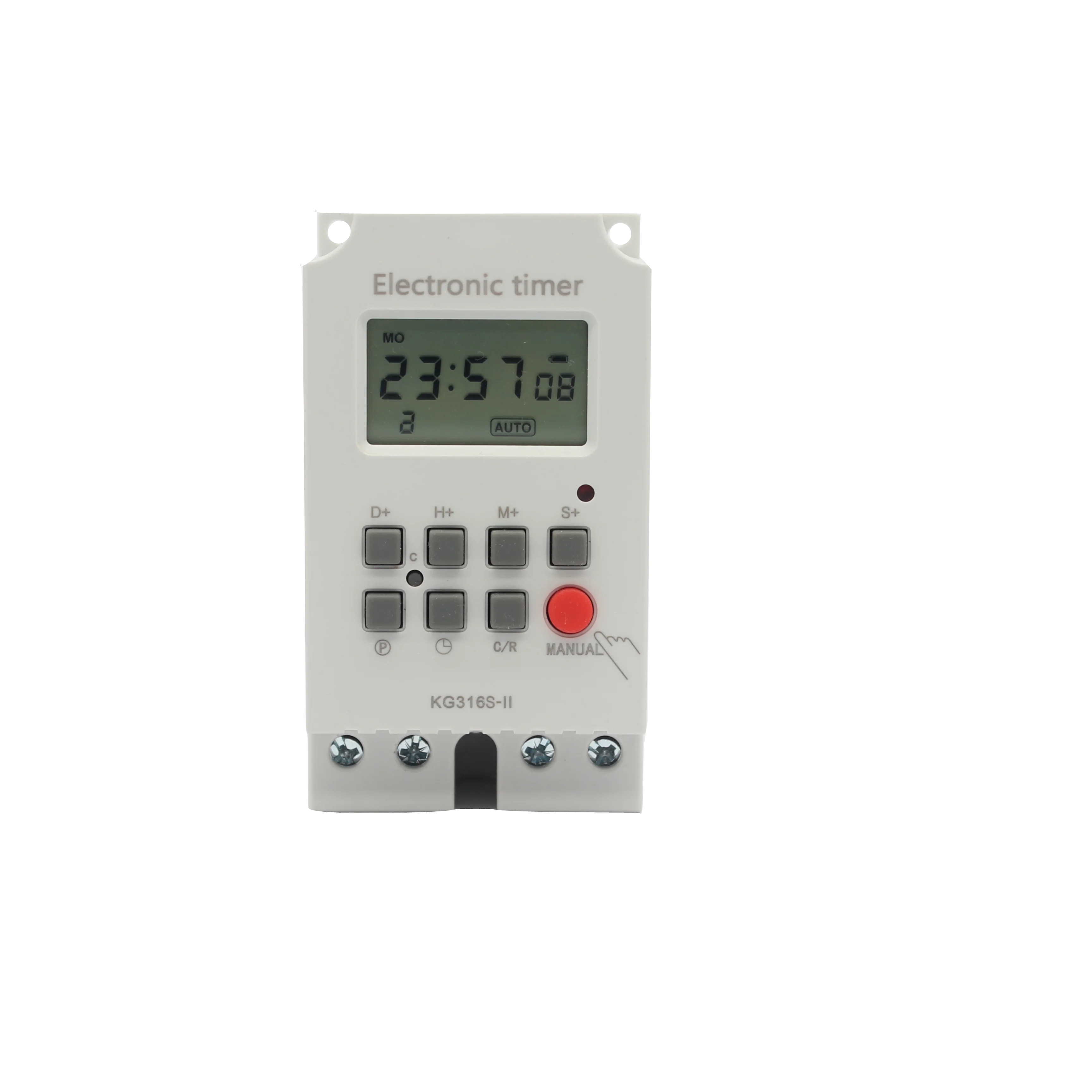 KG316S-2 Weekly Programmable Digital Timer Switch With Big LCD Screen