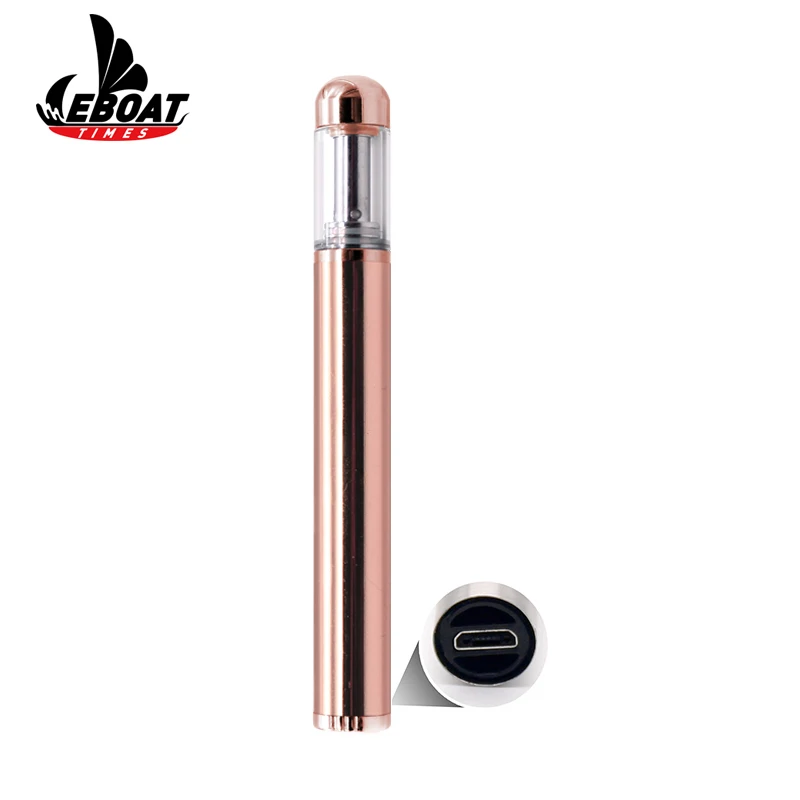 Eboat Times O5 EMPTY 1.0ml glass ceramic cartridge usb rechargeable disposable vape pen for cbd thick oil