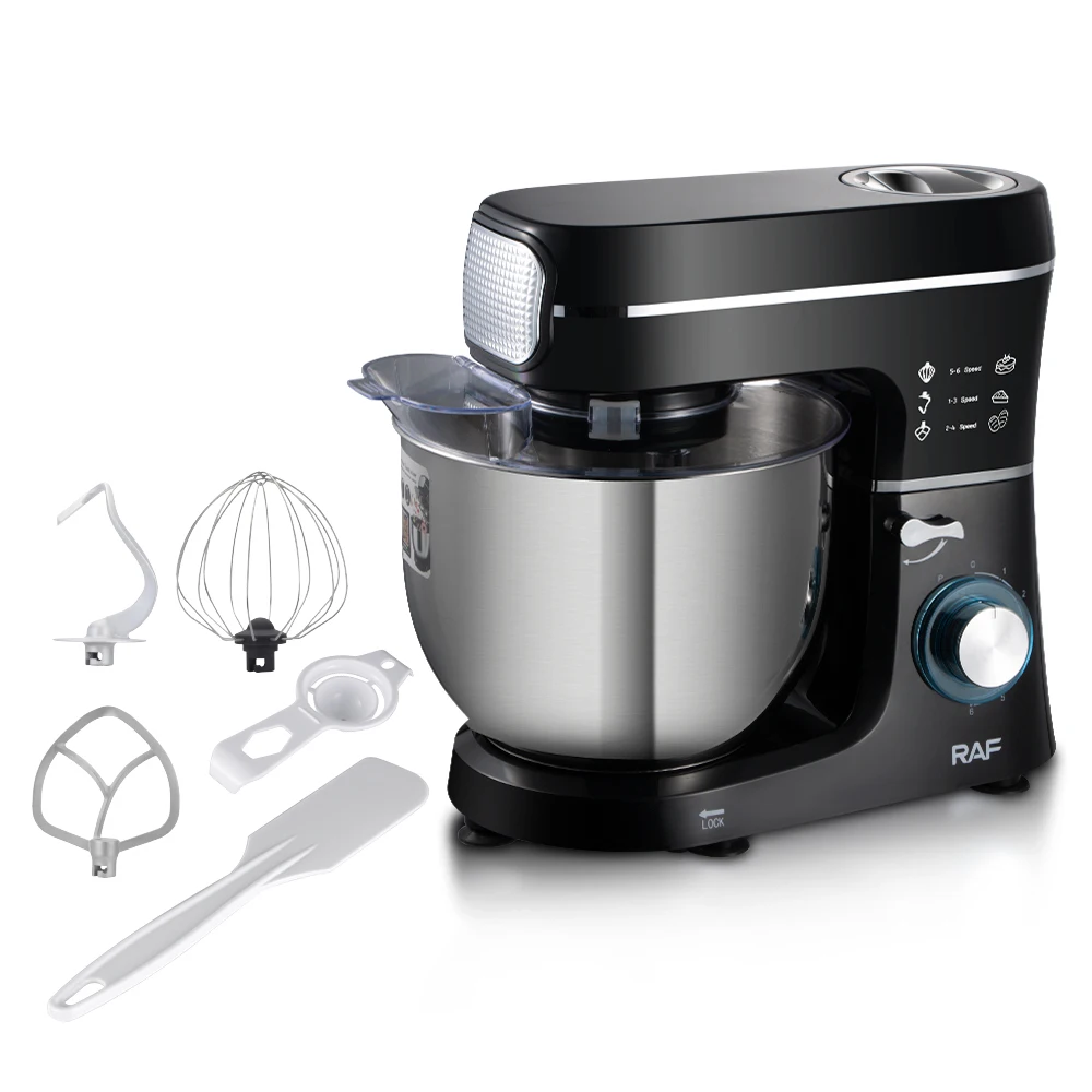 RAF 5 In 1 Meat Mincer Grinder Blender Kitchen Machine Heavy Duty Dough Mixer Machine Stand Food Mixer All-in-one Chef Machine