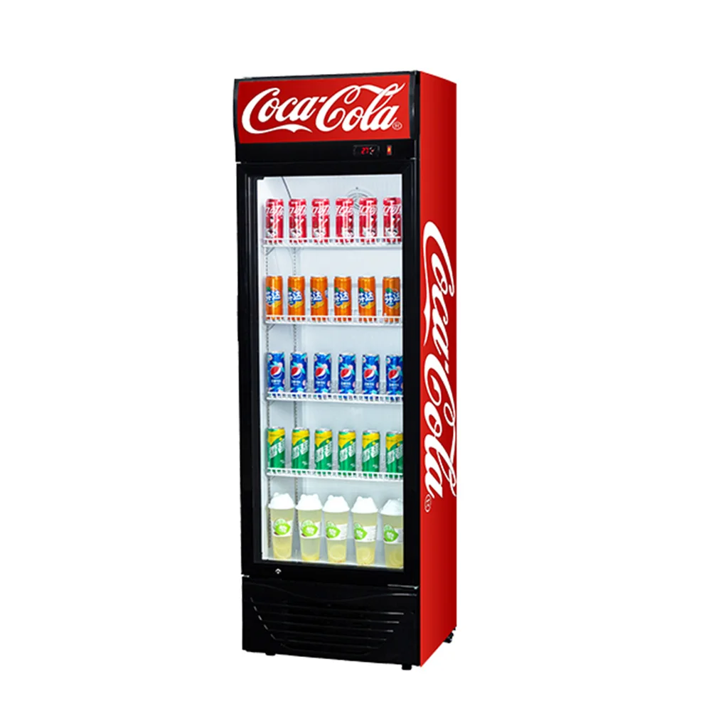 Коммерческое пиво Pepsi дисплей для безалкогольных напитков холодильник охладитель со стеклянной