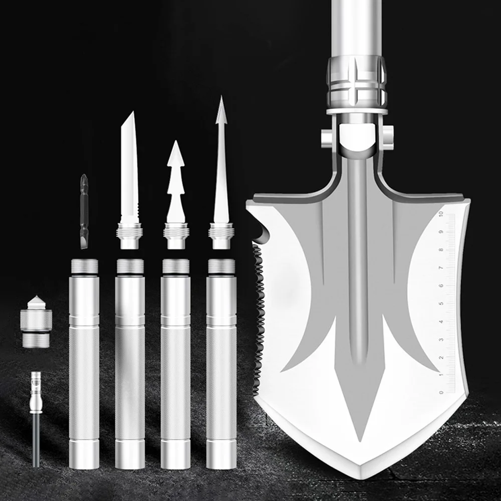 Camping Trowel Tactical Mini Survival Folding Heavy Duty Carbon Steel Tool Custom Military Hand Held Shovel