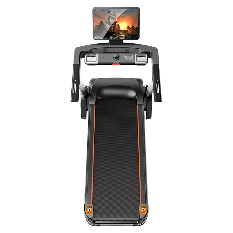 YPOO CE Approved With wifi commercial Treadmill fitness with tv Body fit treadmill  gym fitness running machine with  YPOOFIT APP