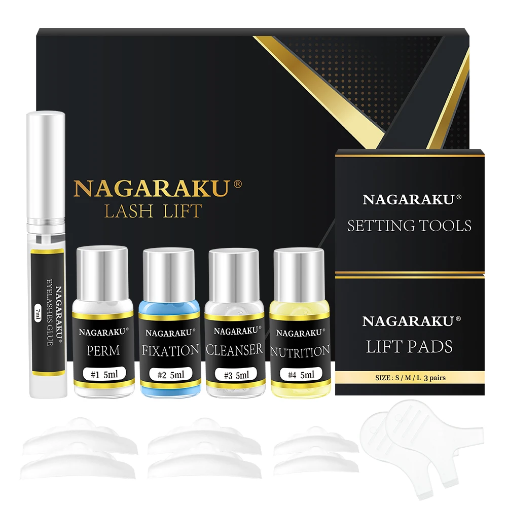  NAGARAKU Lash Lift Adhesive Lifting Eyelash Extensions Curling Brow Perming Lamination Kit