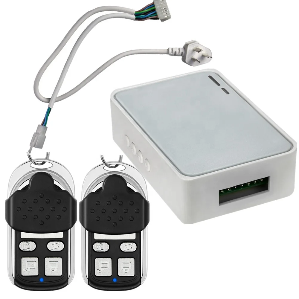 Scroll door tubular motor controller learning code winding gate wireless remote control of continental shutter