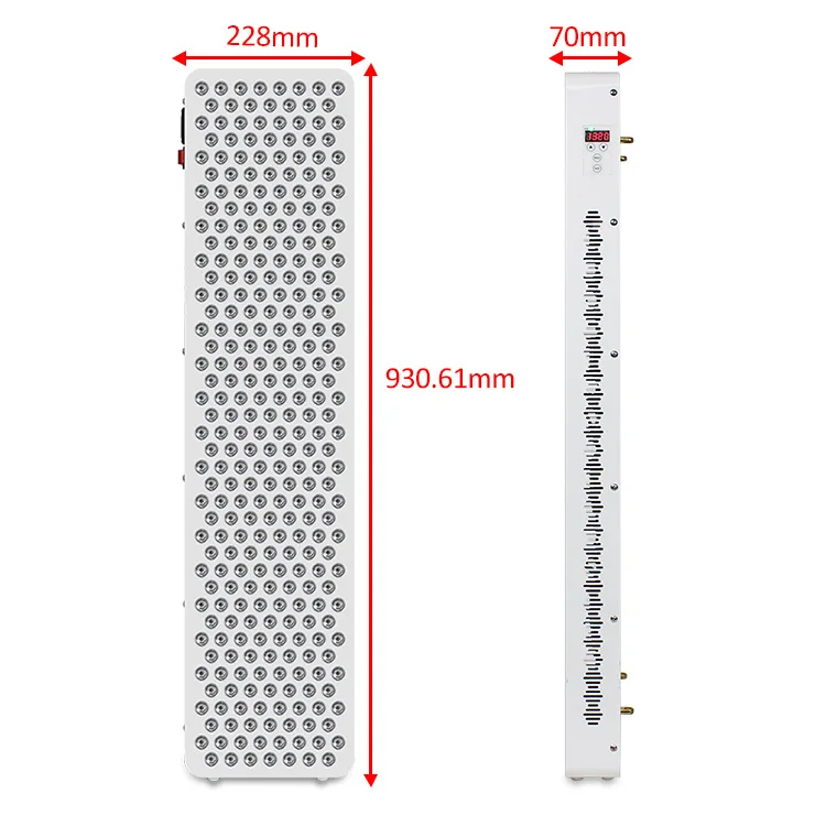 Gerylove Full- body Red Light Therapy Beauty Device Near Infrared 850 nm Muscle Pain Relief with High Power 1500W Timer