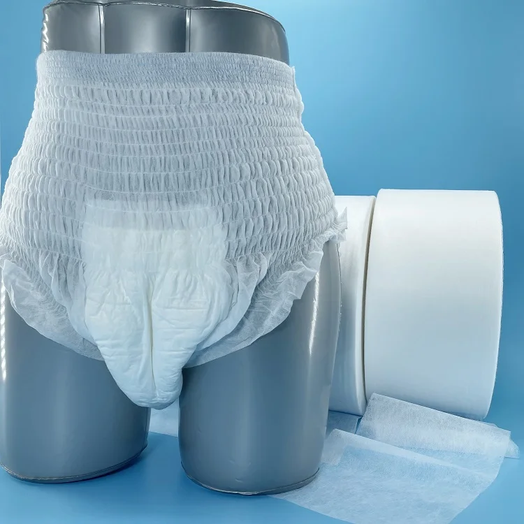 Strength Factory PP Spunbond Diaper Topsheet Soft  Non-woven fabric Roll  China Hygienic Products Supplier in China