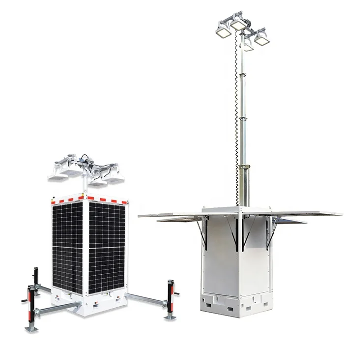 High Mast Tower Lighting Solar Mobile Trailer Vehicle Mounted Antenna