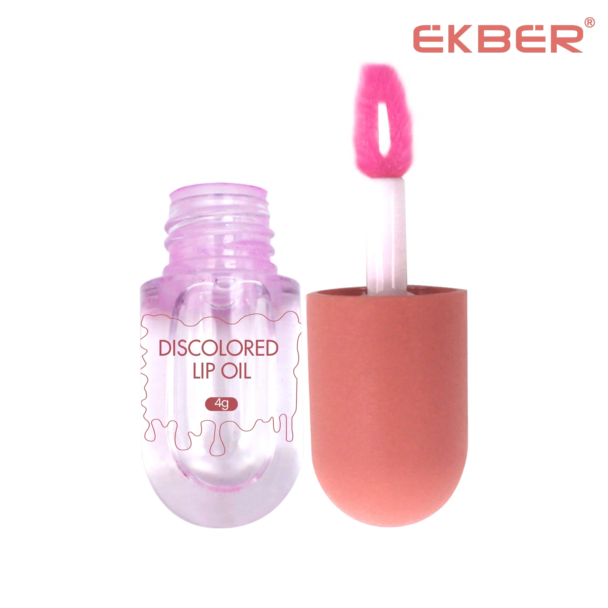 Low Moq Cupsale Discolored Lip Oil Color Changing Lip Gloss Private Label Lip Oil