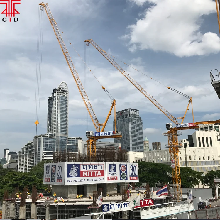 D420 Новый Китайский башенный кран 25t luffing