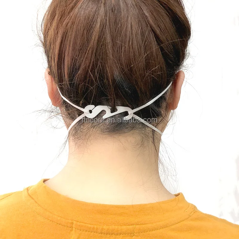 Fully Biodegradable PLA Adjustable extension buckle ear saver protection earloop hooks