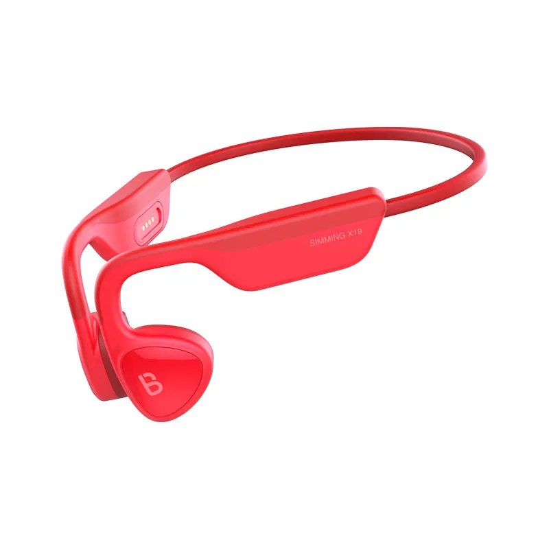 Hot Selling Bone Conduction Earphones TWS X19 IPX8 Waterproof Wireless Earphones Sports Swimming Headphone BT 5.0 Gaming Earbuds