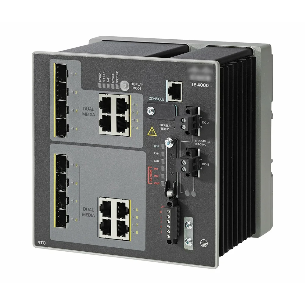 Новый оригинальный IE-4000-4TC4G-E промышленный Ethernet коммутатор