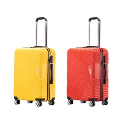 China Manufacturer Polyester Vintage Airline Easy Trip Trolley Travel Luggage Bag