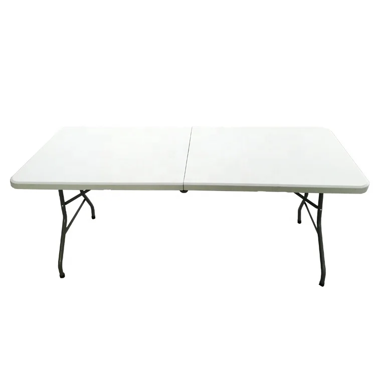 hot sale 6ft outdoor portable folding foldable dinning table rectangular
