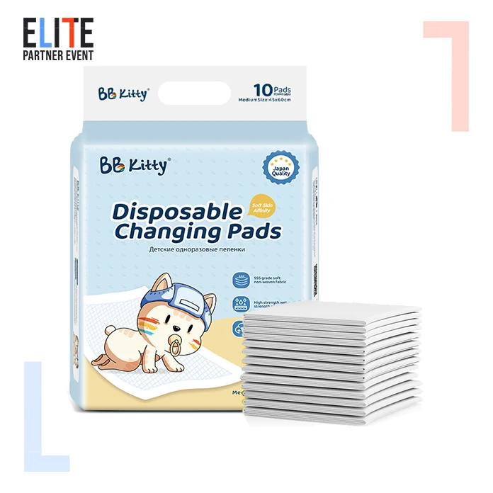 BB Kitty Baby Changing Dresser Top Pad & Cover Waterproof Portable Disposable Diaper Baby Changing Mat For Baby