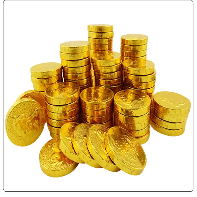 5g wholesale coins and gold tissue chocolate halal Chocolates and sweets chocolate coins