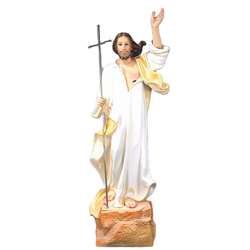 Custom Catholic church decoration large size polyresin religious sculpture resin life size Jesus figure statues