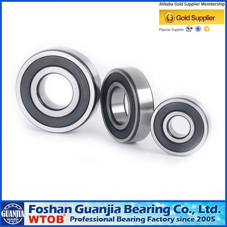 rich stock  single row deep groove ball  bearing 6000 2rs zz for motorcycle