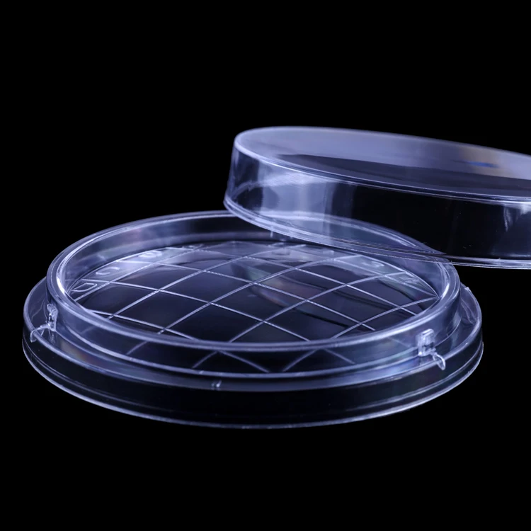 Плоская чаша Петри 65 мм с сеткой, одноразовая Стерильная пластиковая чаша Петри 65*15 мм с крышкой, точные сборы семян