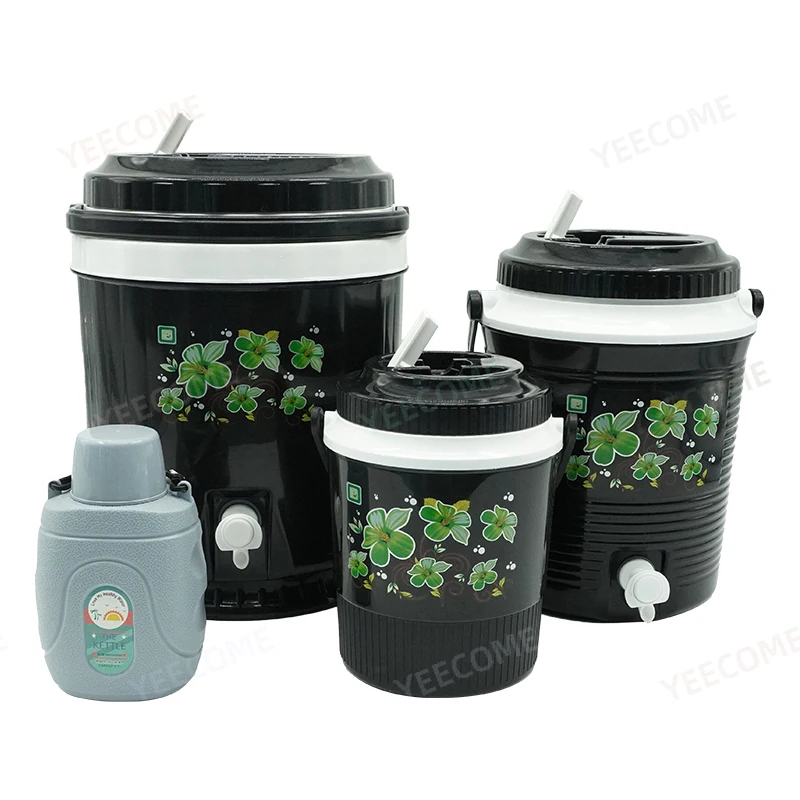 YJM0321 Capacity 1-2.2-5.7-11.5L Discount Promotional Style Portable Handle4PCS Cooler Box Durable ice bucket outside ice cooler