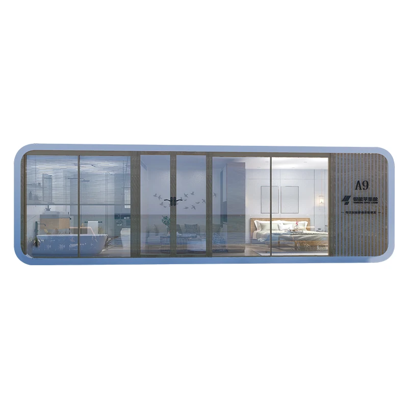 9 meter Prefab Container House Space Capsule Tiny House Outdoor Living and Working movable houses